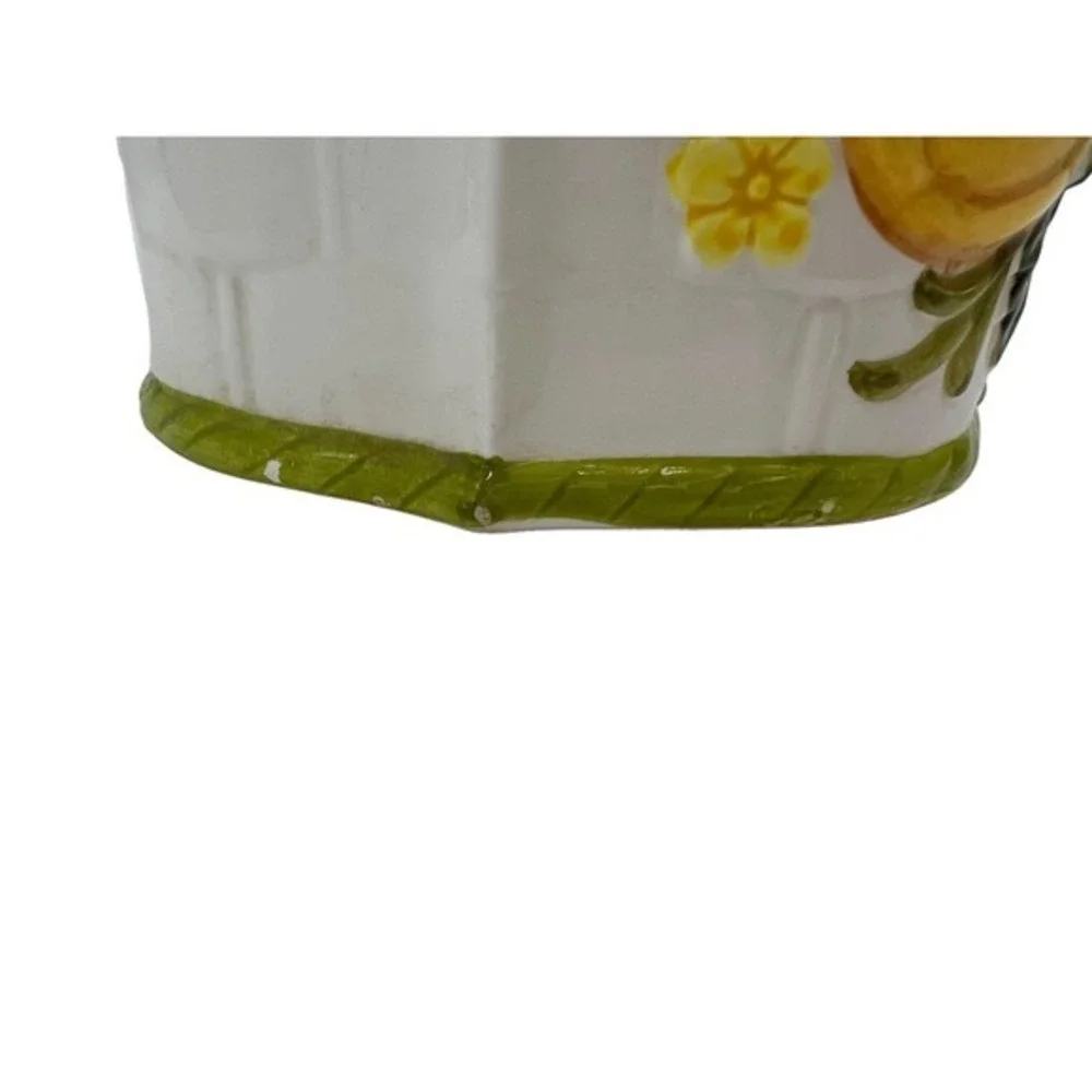Lefton Bird Pear Jar Canister Vintage Hand‎ Painted Japan 8”